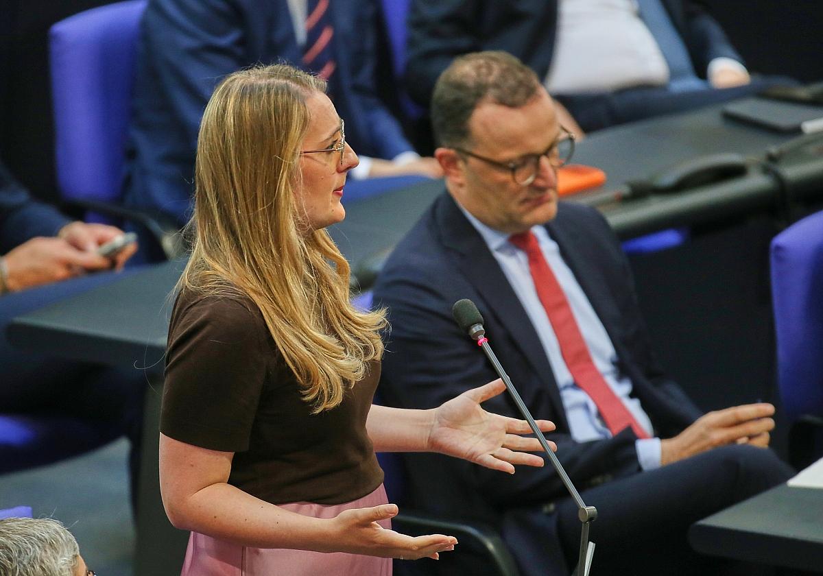 Katharina Dröge und Jens Spahn (Archiv)