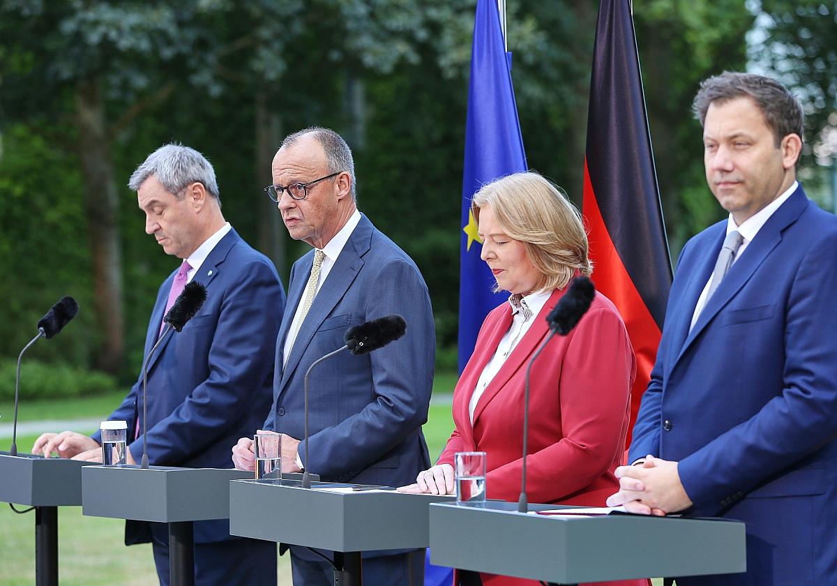 Pressekonferenz nach Koalitionsausschuss am 02.07.2026