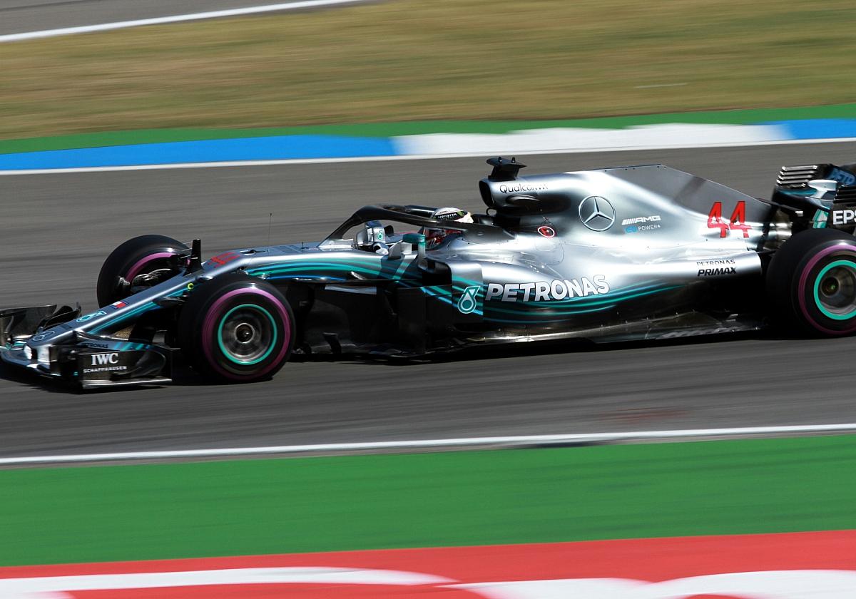 Formel-1-Rennauto von Mercedes (Archiv)