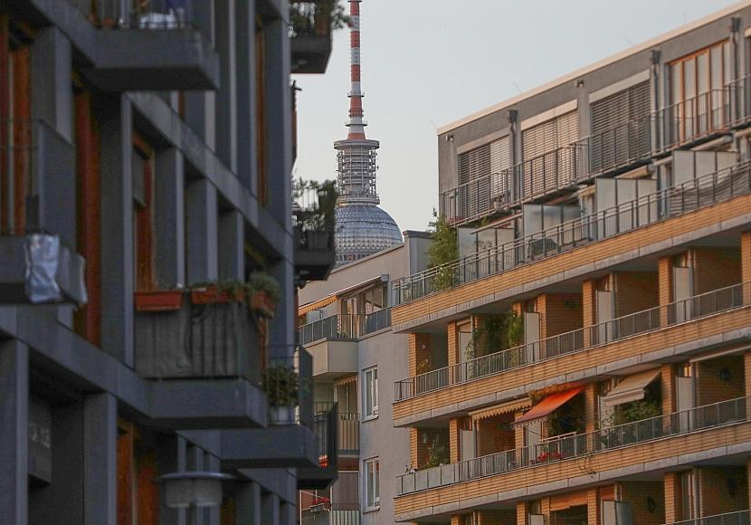Wohnhäuser mit Berliner Fernsehturm (Archiv), via dts Nachrichtenagentur